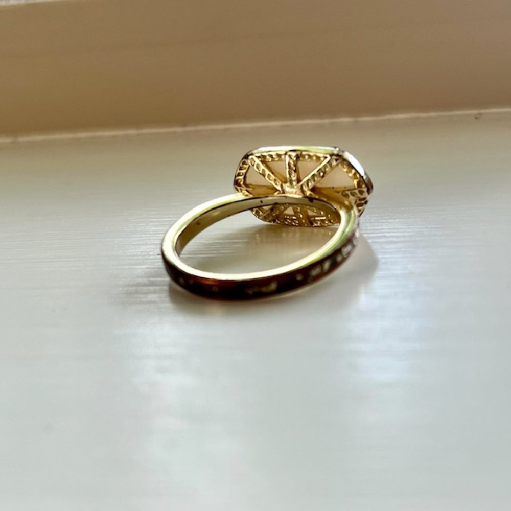Kendra Scott Ella Iridescent Drusy Ring - Size 7 - Picture 5 of 5